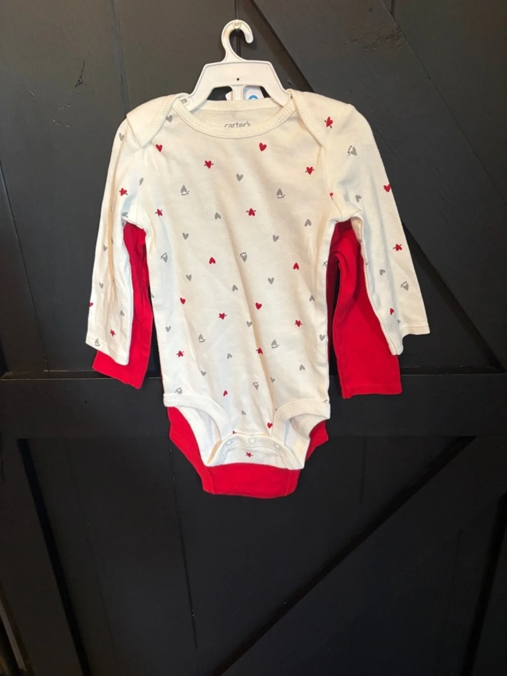Carter's Red Infant onesie